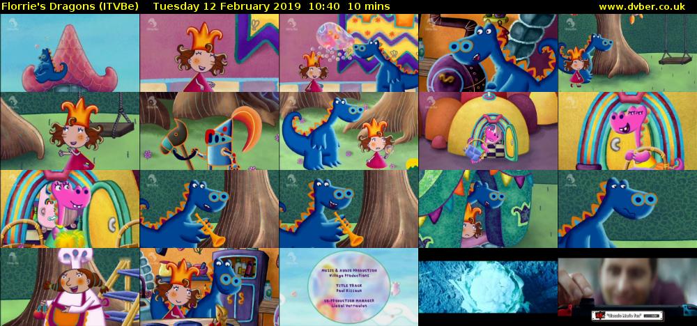 Florrie's Dragons (ITVBe) Tuesday 12 February 2019 10:40 - 10:50