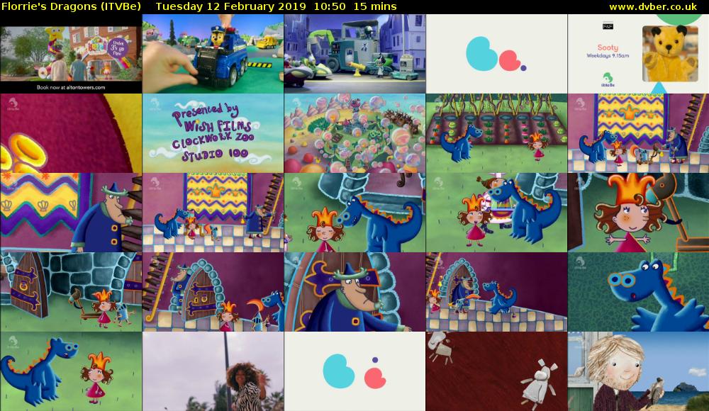 Florrie's Dragons (ITVBe) Tuesday 12 February 2019 10:50 - 11:05