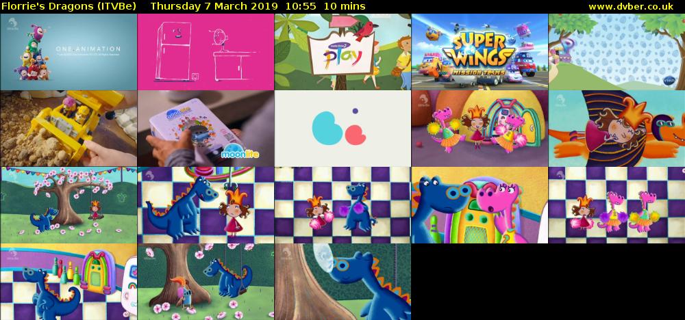 Florrie's Dragons (ITVBe) Thursday 7 March 2019 10:55 - 11:05
