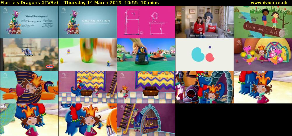 Florrie's Dragons (ITVBe) Thursday 14 March 2019 10:55 - 11:05