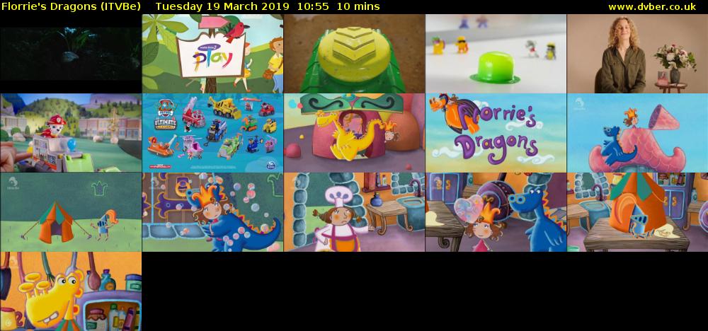 Florrie's Dragons (ITVBe) Tuesday 19 March 2019 10:55 - 11:05