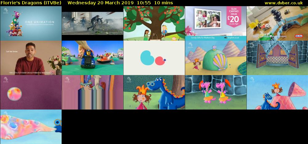 Florrie's Dragons (ITVBe) Wednesday 20 March 2019 10:55 - 11:05