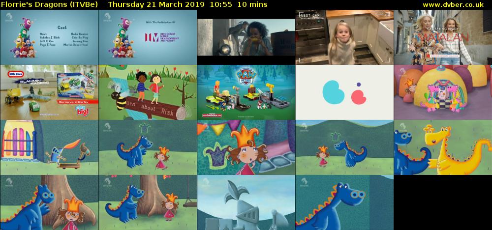 Florrie's Dragons (ITVBe) Thursday 21 March 2019 10:55 - 11:05