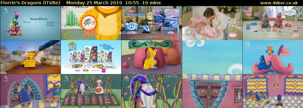 Florrie's Dragons (ITVBe) Monday 25 March 2019 10:55 - 11:05