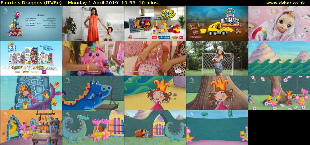 Florrie's Dragons (ITVBe) Monday 1 April 2019 10:55 - 11:05