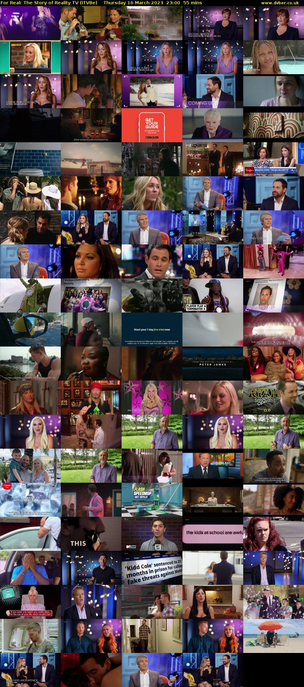 For Real: The Story of Reality TV (ITVBe) Thursday 16 March 2023 23:00 - 23:55