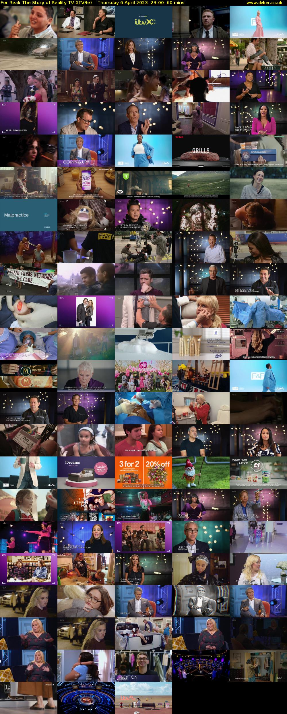 For Real: The Story of Reality TV (ITVBe) Thursday 6 April 2023 23:00 - 00:00
