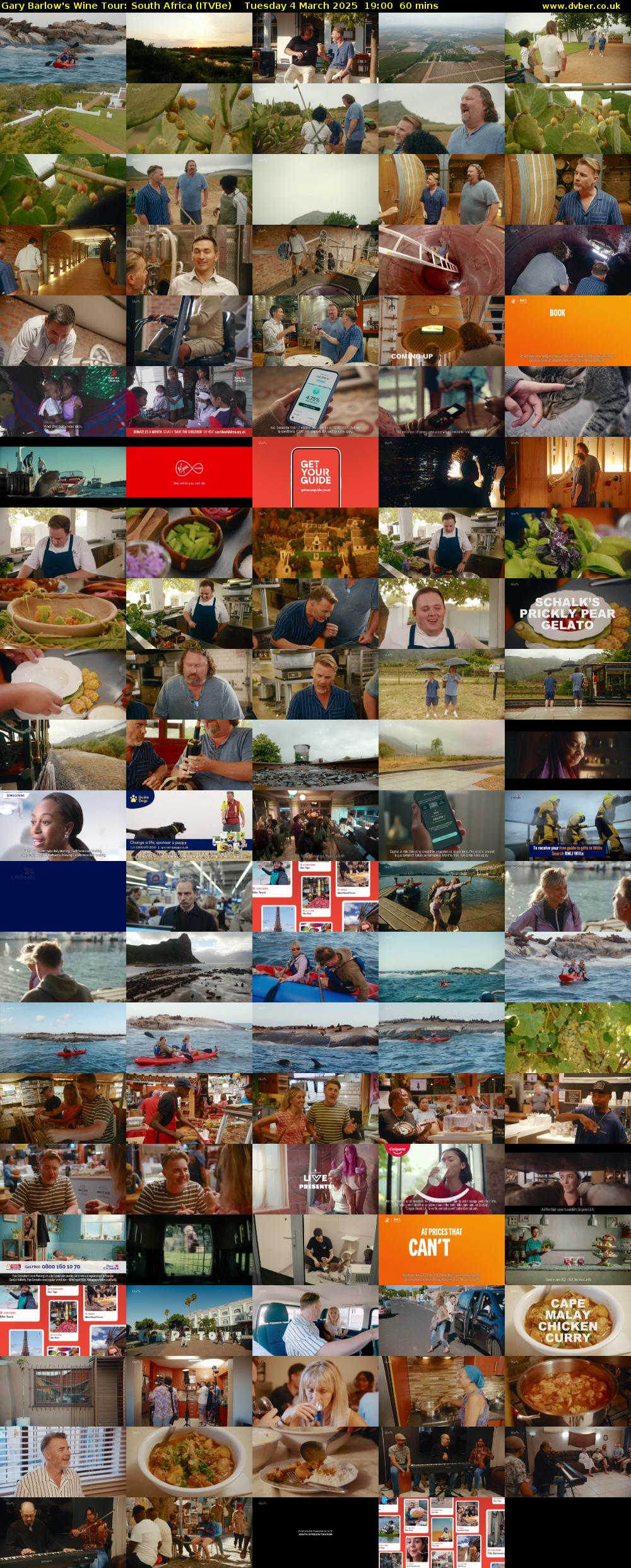 Gary Barlow's Wine Tour: South Africa (ITVBe) Tuesday 4 March 2025 19:00 - 20:00