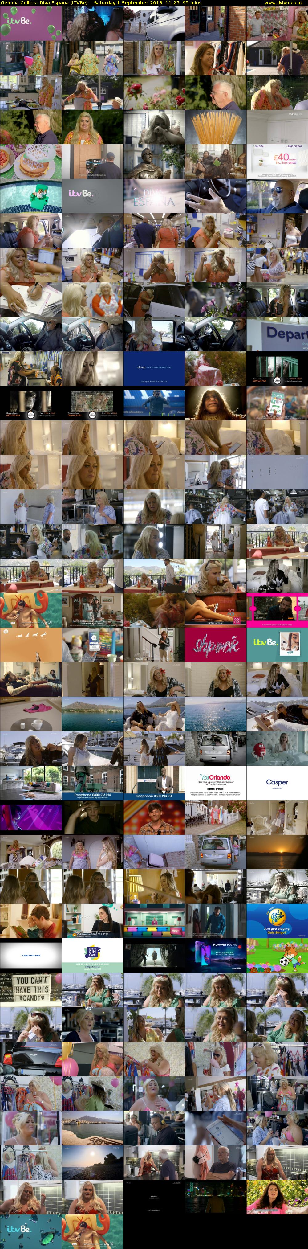 Gemma Collins: Diva Espana (ITVBe) Saturday 1 September 2018 11:25 - 13:00