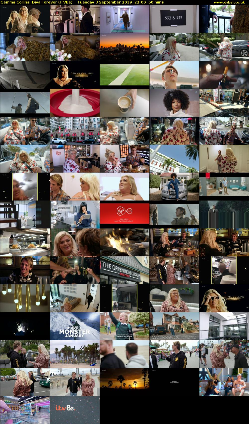 Gemma Collins: Diva Forever (ITVBe) Tuesday 3 September 2019 22:00 - 23:00