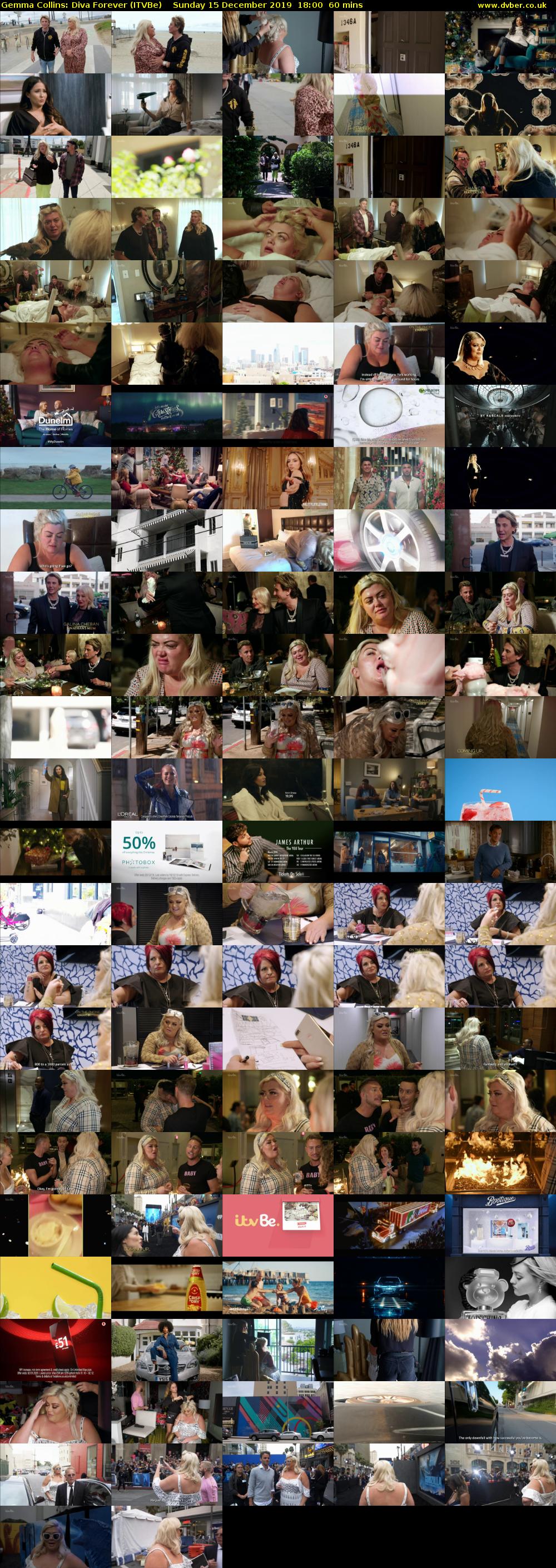 Gemma Collins: Diva Forever (ITVBe) Sunday 15 December 2019 18:00 - 19:00