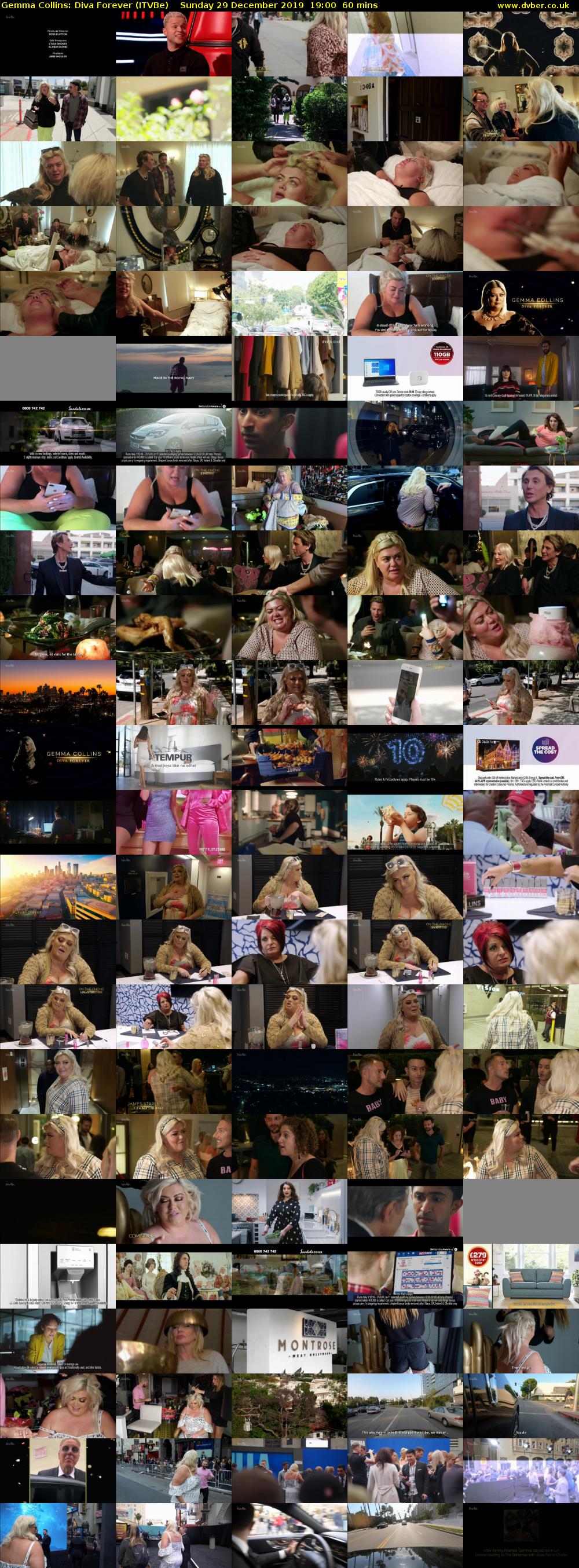 Gemma Collins: Diva Forever (ITVBe) Sunday 29 December 2019 19:00 - 20:00