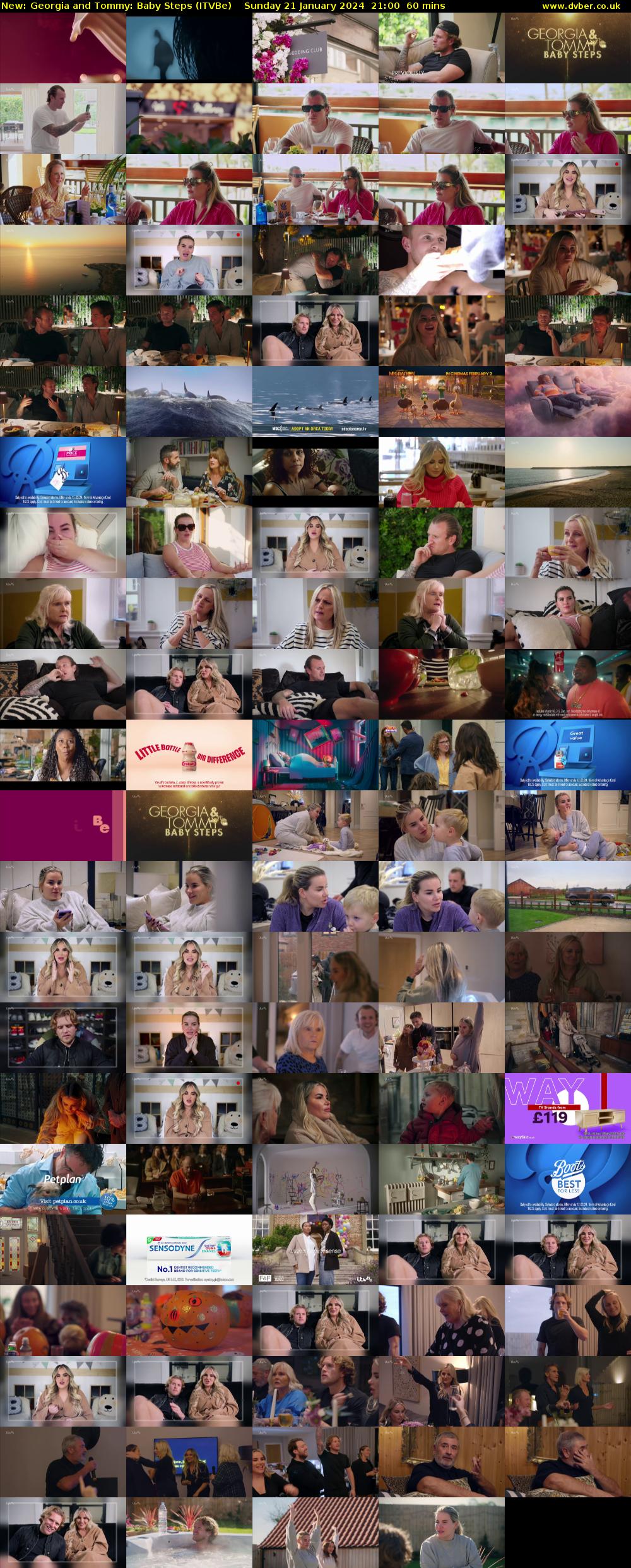 Georgia and Tommy: Baby Steps (ITVBe) Sunday 21 January 2024 21:00 - 22:00