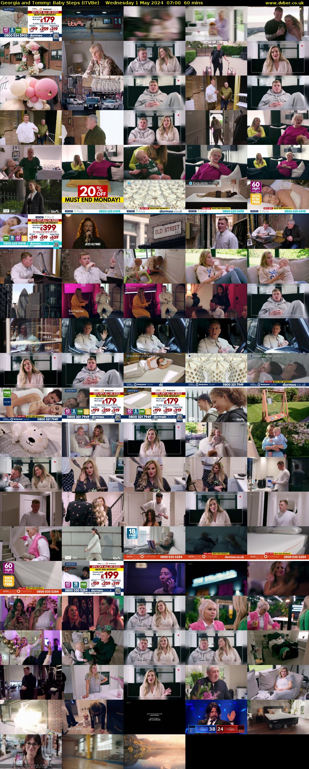 Georgia and Tommy: Baby Steps (ITVBe) Wednesday 1 May 2024 07:00 - 08:00