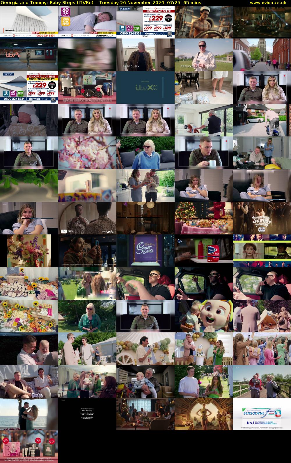 Georgia and Tommy: Baby Steps (ITVBe) Tuesday 26 November 2024 07:25 - 08:30