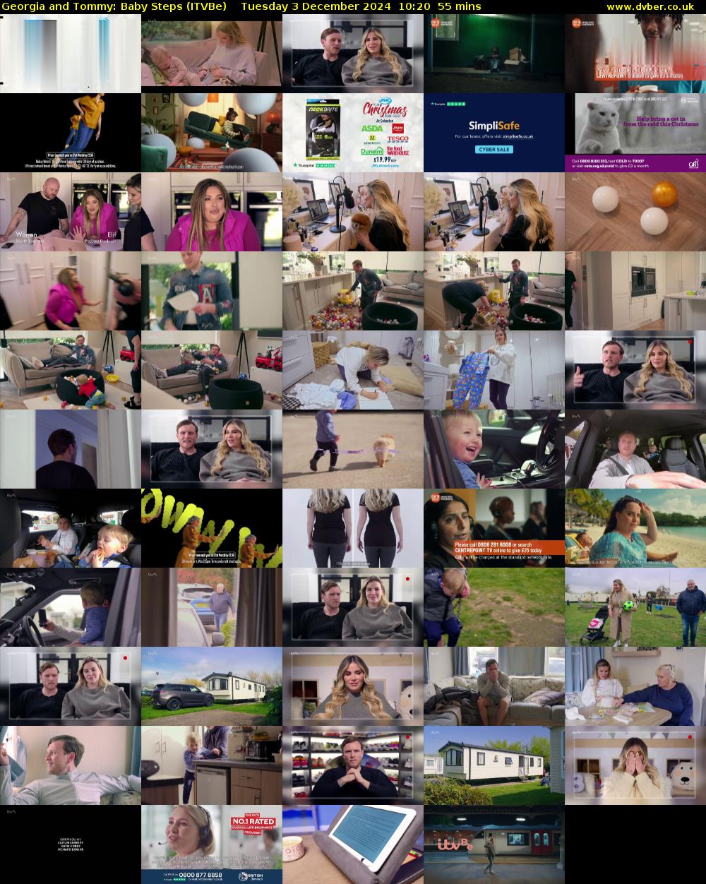 Georgia and Tommy: Baby Steps (ITVBe) Tuesday 3 December 2024 10:20 - 11:15