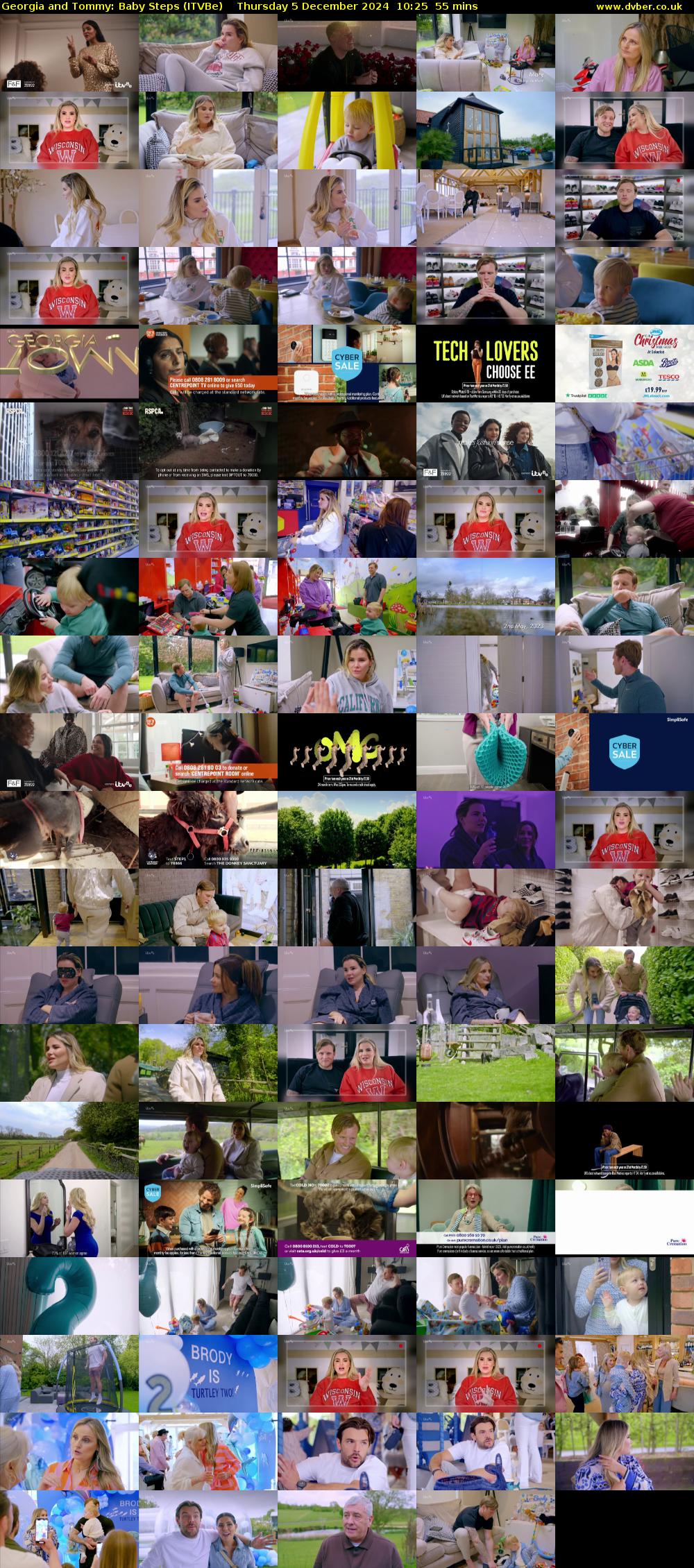 Georgia and Tommy: Baby Steps (ITVBe) Thursday 5 December 2024 10:25 - 11:20