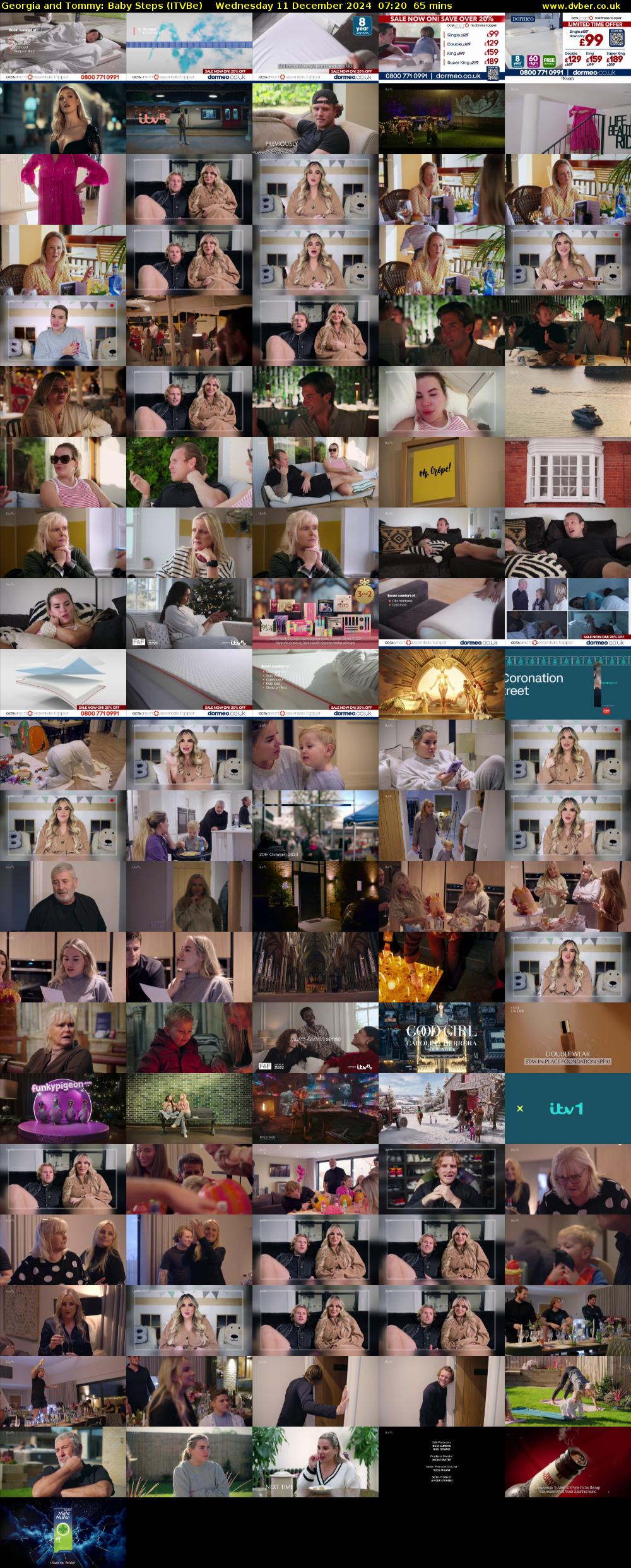 Georgia and Tommy: Baby Steps (ITVBe) Wednesday 11 December 2024 07:20 - 08:25