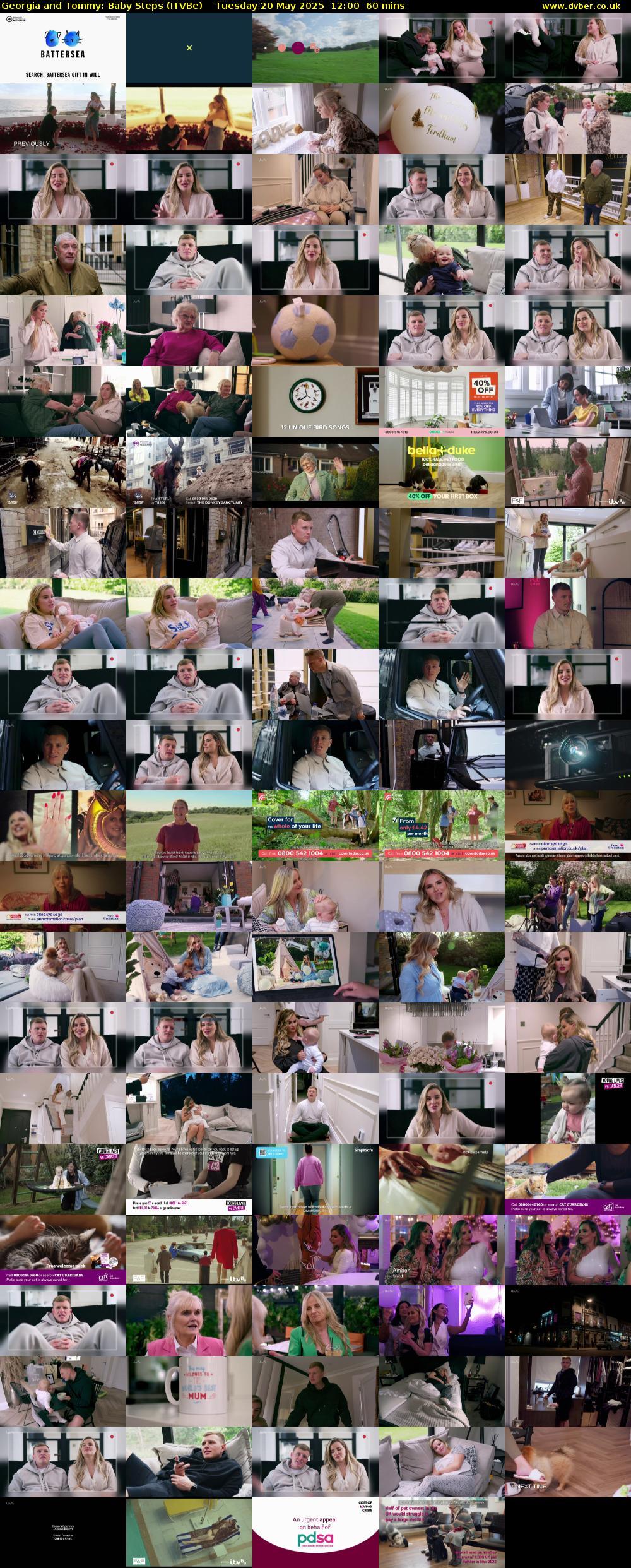 Georgia and Tommy: Baby Steps (ITVBe) Tuesday 20 May 2025 12:00 - 13:00