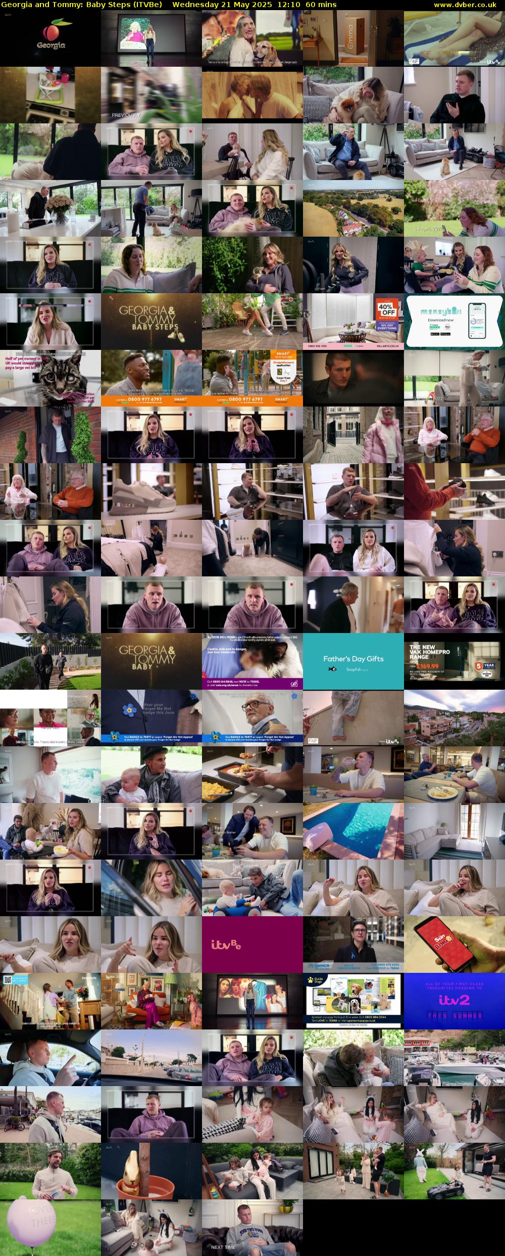 Georgia and Tommy: Baby Steps (ITVBe) Wednesday 21 May 2025 12:10 - 13:10