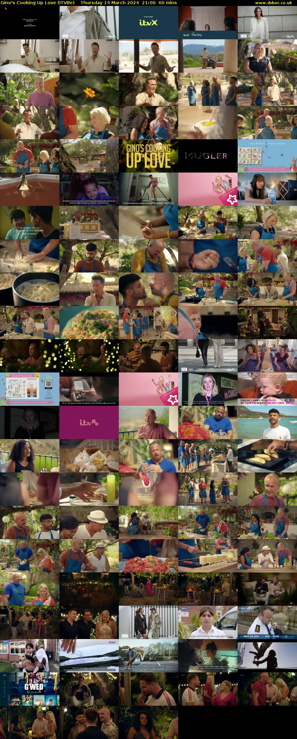 Gino's Cooking Up Love (ITVBe) Thursday 14 March 2024 21:00 - 22:00