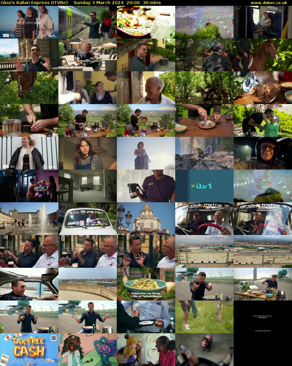 Gino's Italian Express (ITVBe) Sunday 3 March 2024 20:00 - 20:30