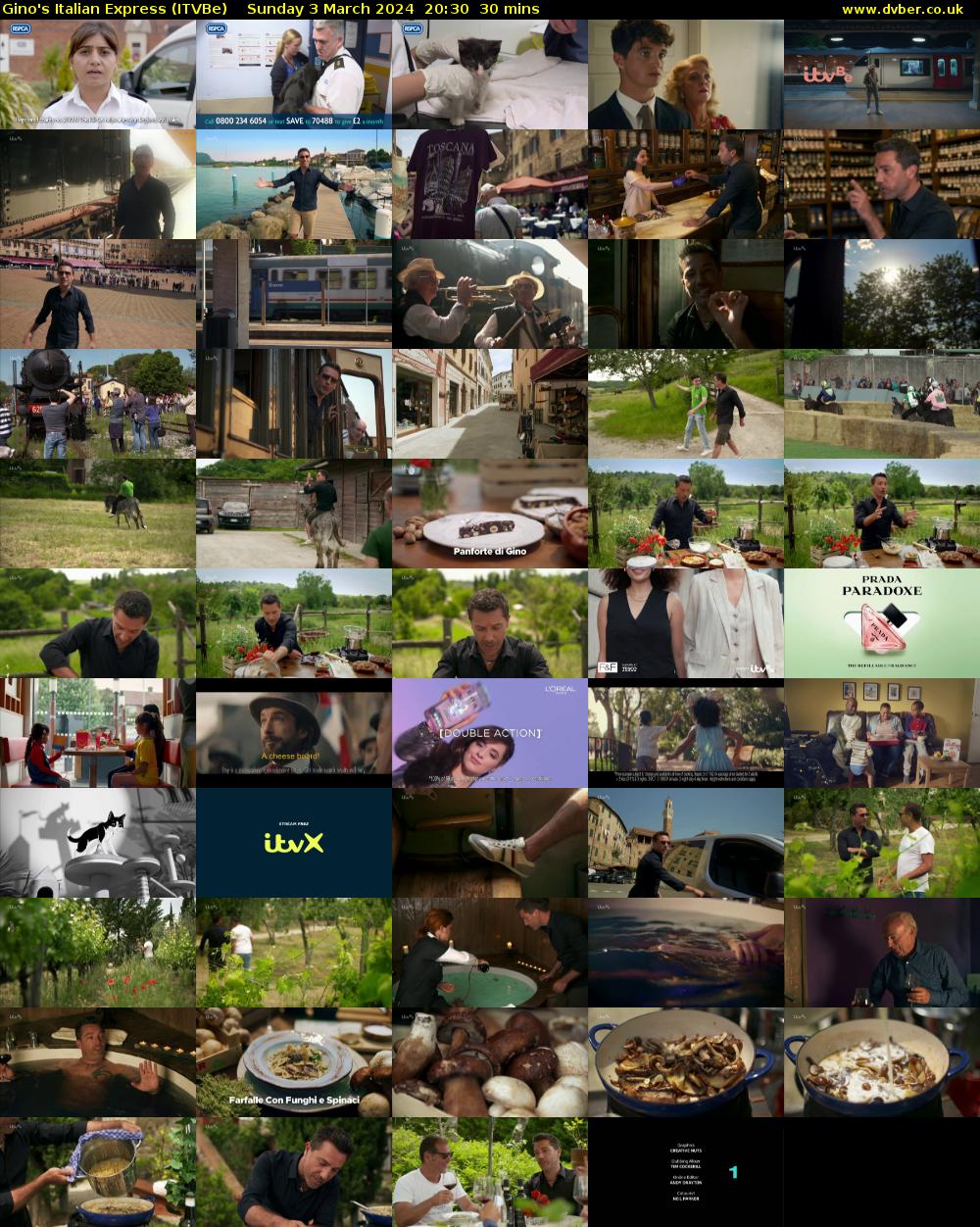 Gino's Italian Express (ITVBe) Sunday 3 March 2024 20:30 - 21:00
