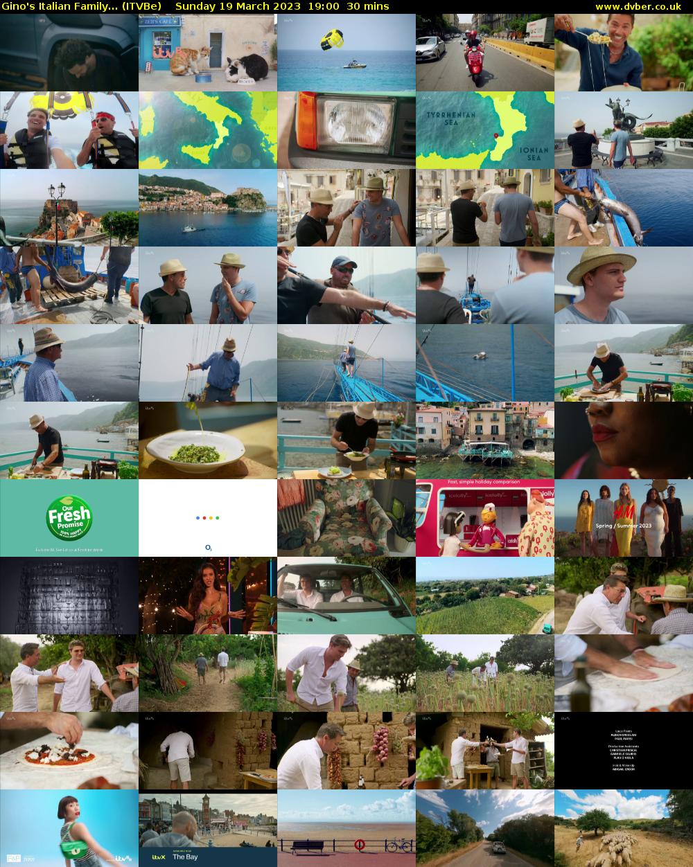 Gino's Italian Family... (ITVBe) Sunday 19 March 2023 19:00 - 19:30