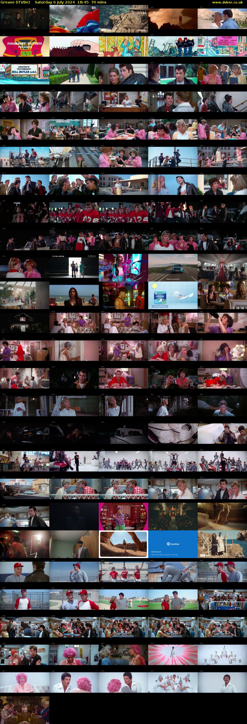 Grease (ITVBe) Saturday 6 July 2024 18:45 - 19:55