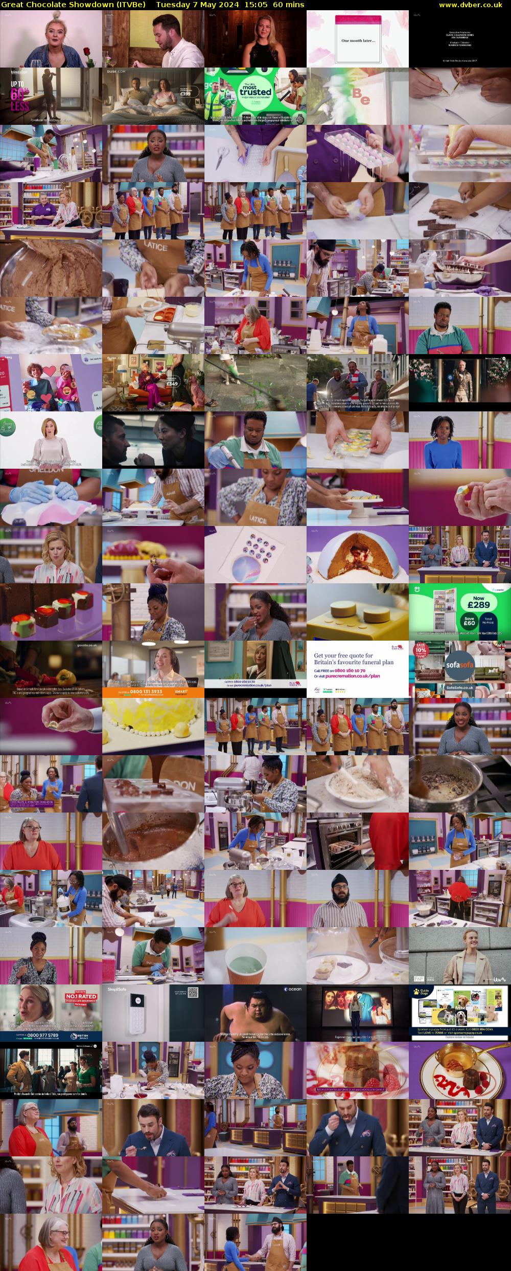 Great Chocolate Showdown (ITVBe) Tuesday 7 May 2024 15:05 - 16:05