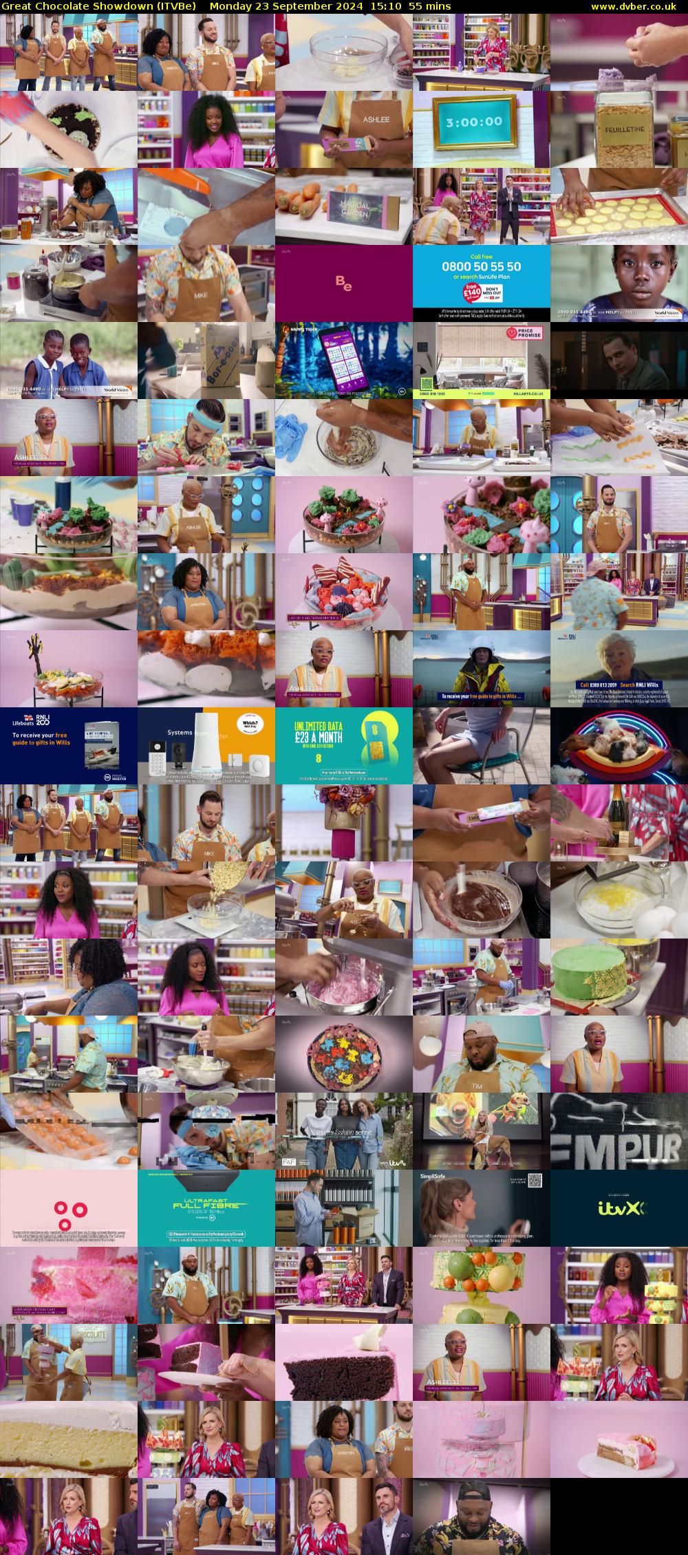 Great Chocolate Showdown (ITVBe) Monday 23 September 2024 15:10 - 16:05