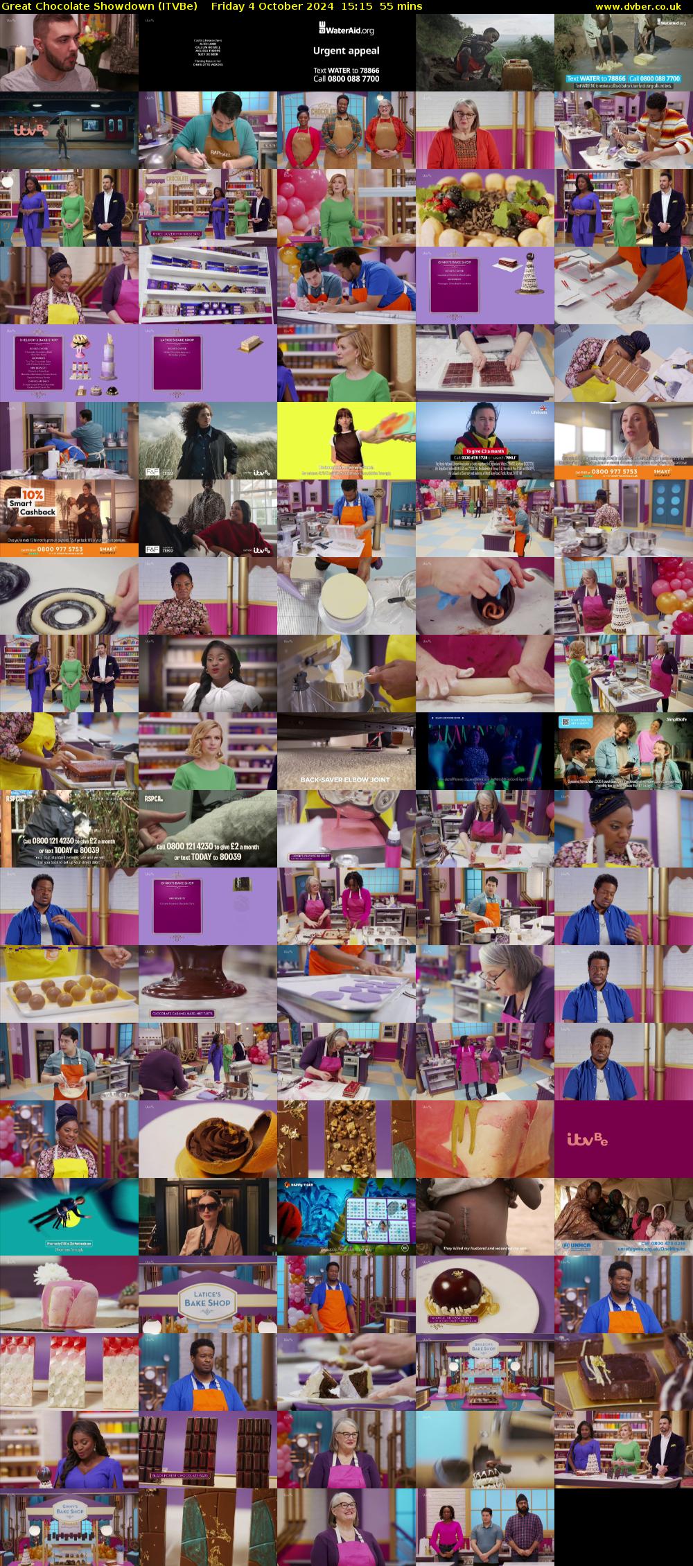 Great Chocolate Showdown (ITVBe) Friday 4 October 2024 15:15 - 16:10