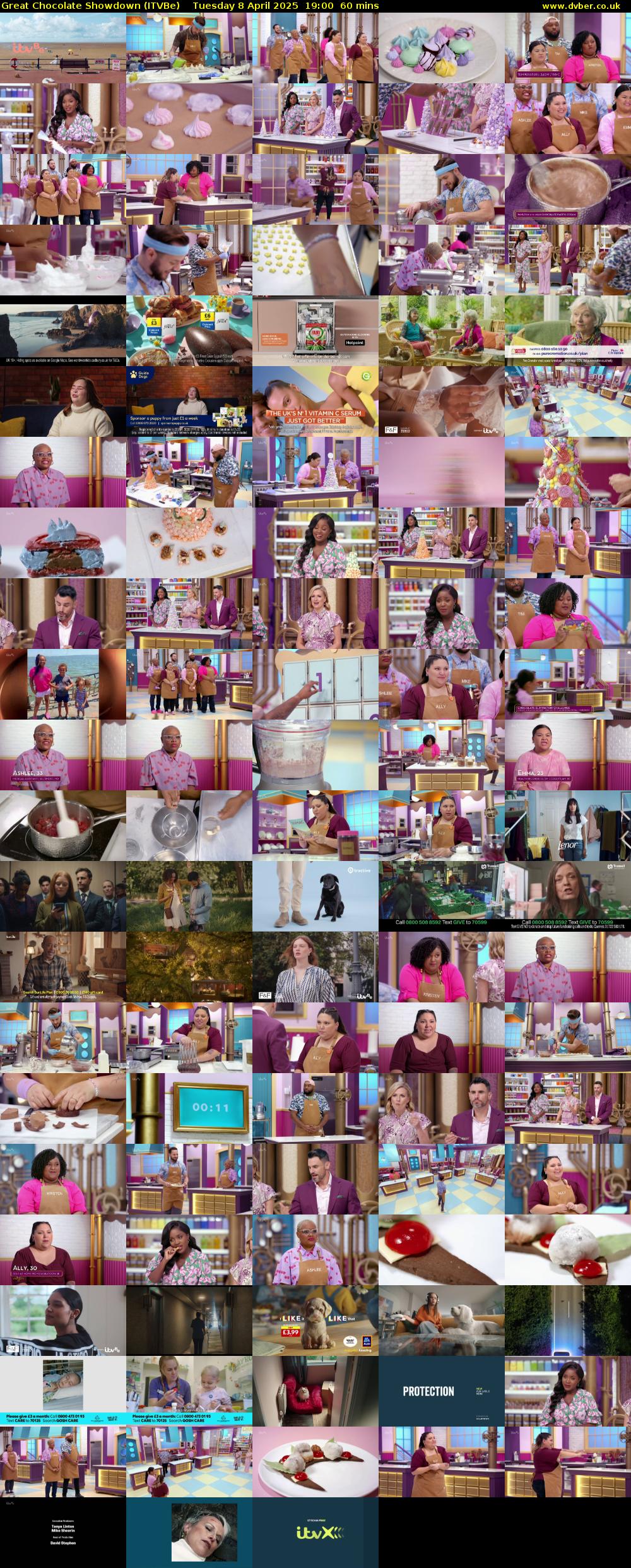 Great Chocolate Showdown (ITVBe) Tuesday 8 April 2025 19:00 - 20:00