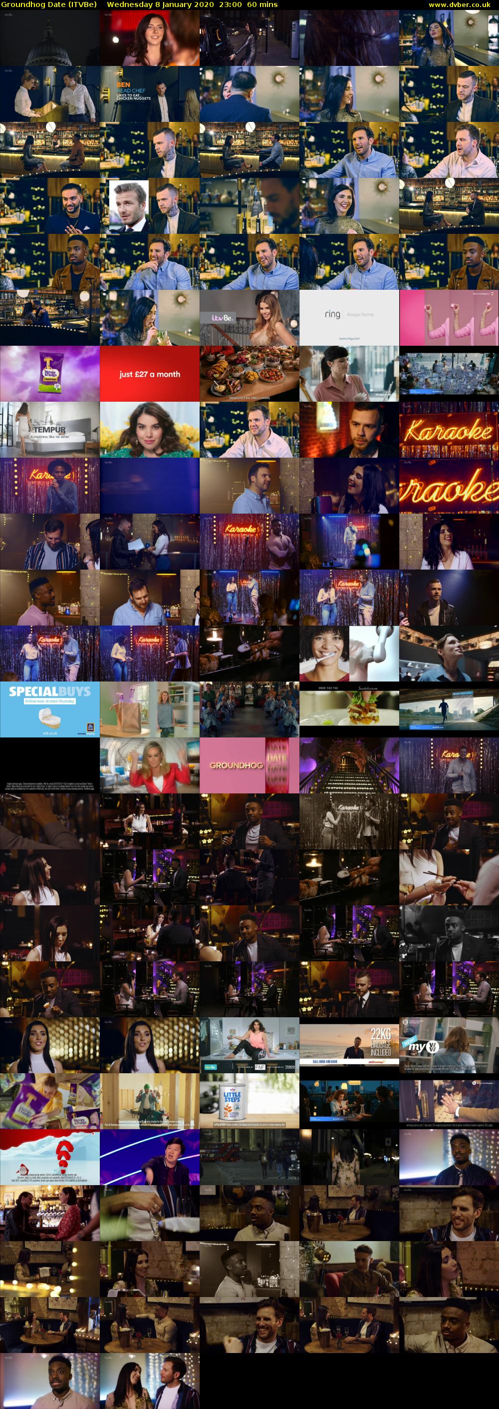 Groundhog Date (ITVBe) Wednesday 8 January 2020 23:00 - 00:00