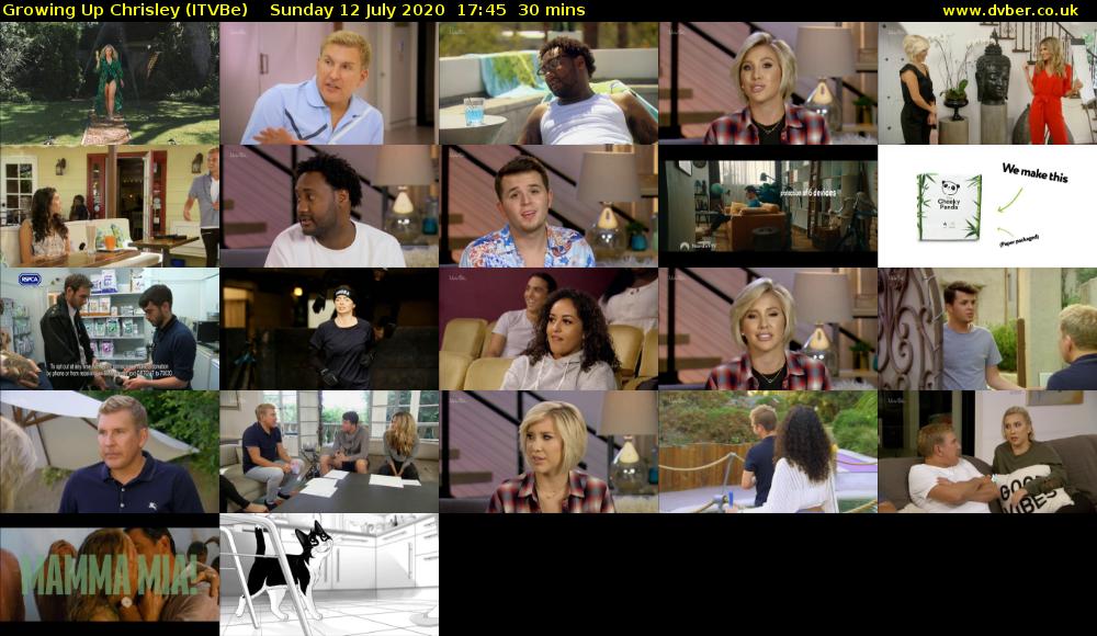 Growing Up Chrisley (ITVBe) Sunday 12 July 2020 17:45 - 18:15