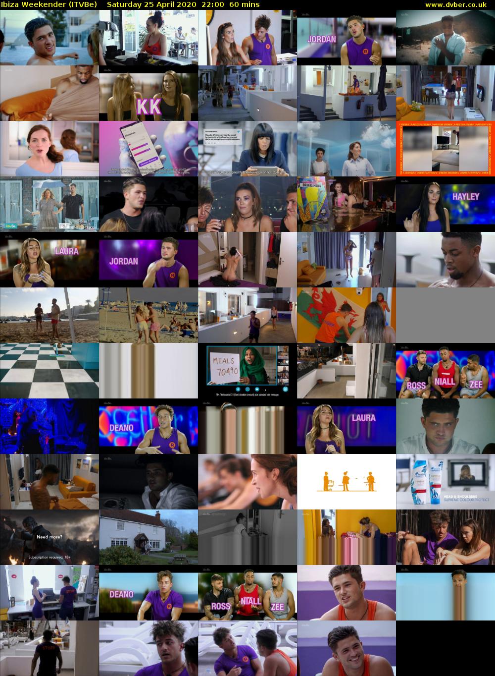 Ibiza Weekender (ITVBe) Saturday 25 April 2020 22:00 - 23:00
