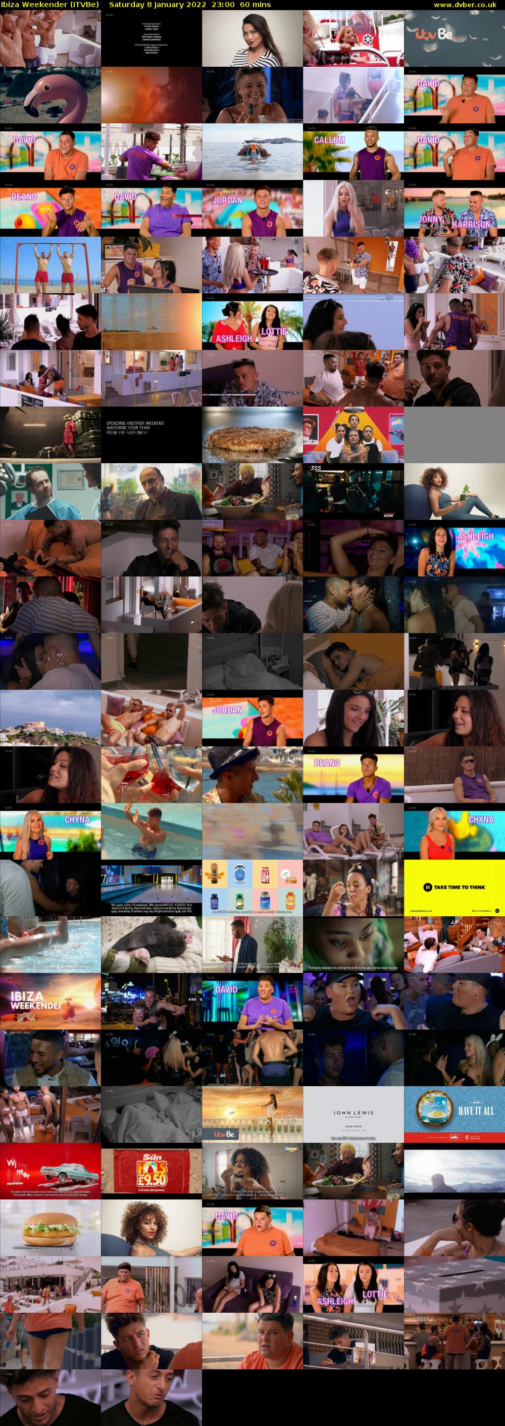 Ibiza Weekender (ITVBe) Saturday 8 January 2022 23:00 - 00:00