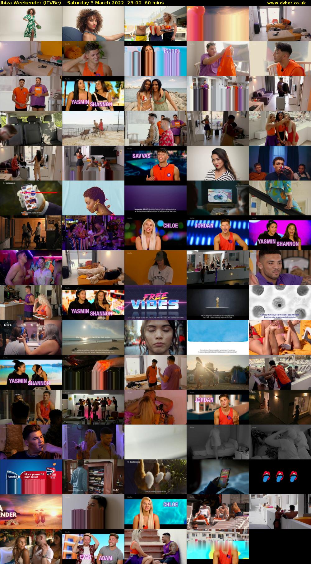 Ibiza Weekender (ITVBe) Saturday 5 March 2022 23:00 - 00:00