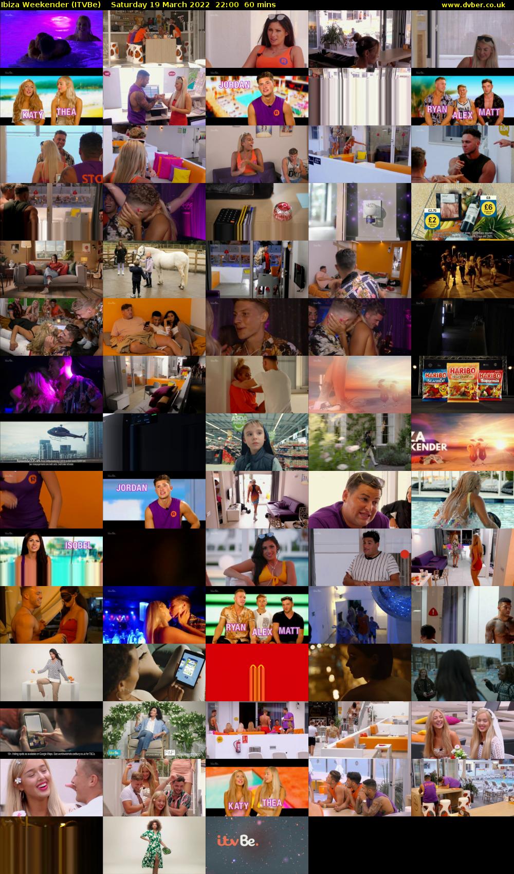Ibiza Weekender (ITVBe) Saturday 19 March 2022 22:00 - 23:00