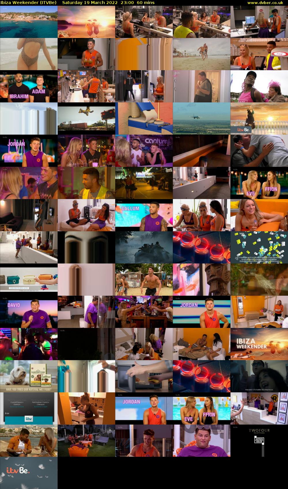 Ibiza Weekender (ITVBe) Saturday 19 March 2022 23:00 - 00:00
