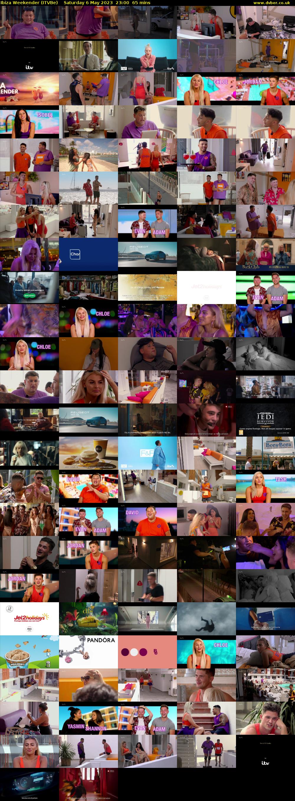 Ibiza Weekender (ITVBe) Saturday 6 May 2023 23:00 - 00:05
