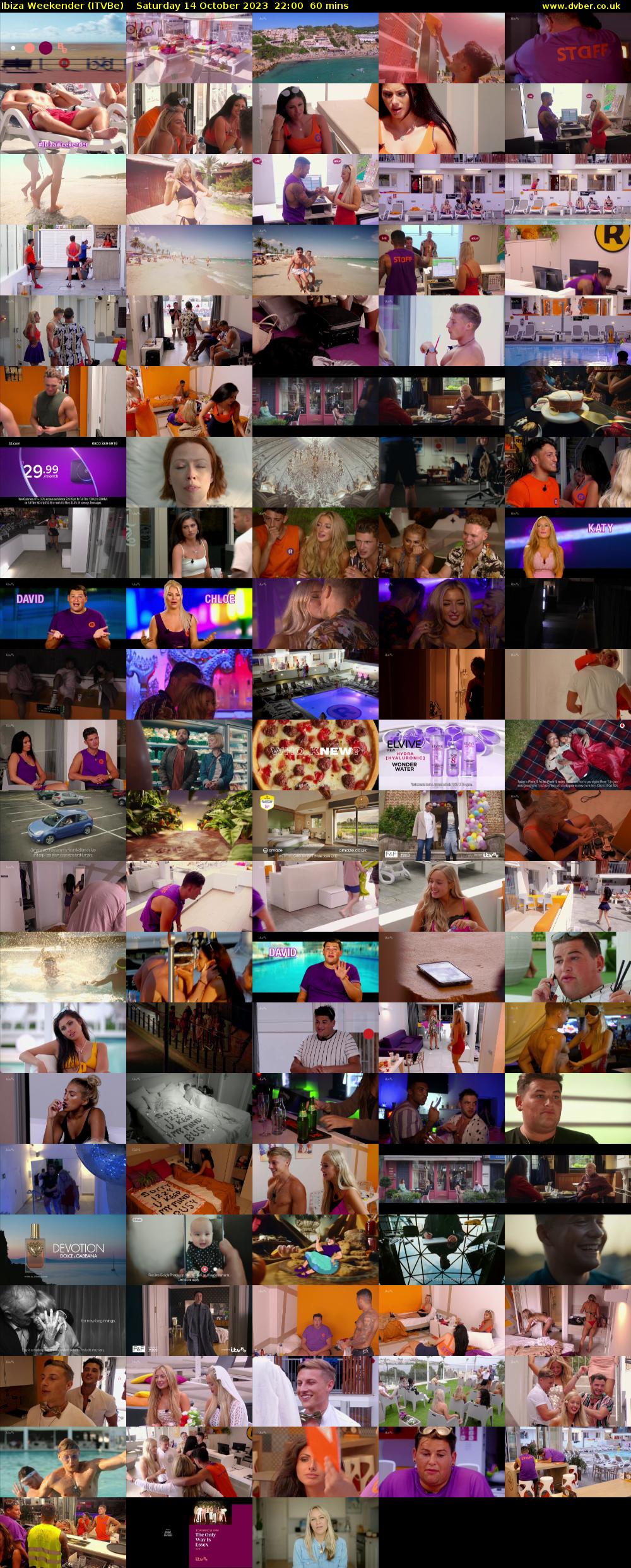 Ibiza Weekender (ITVBe) Saturday 14 October 2023 22:00 - 23:00
