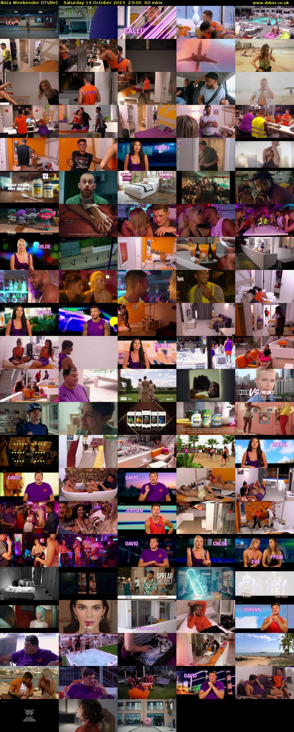 Ibiza Weekender (ITVBe) Saturday 14 October 2023 23:00 - 00:00