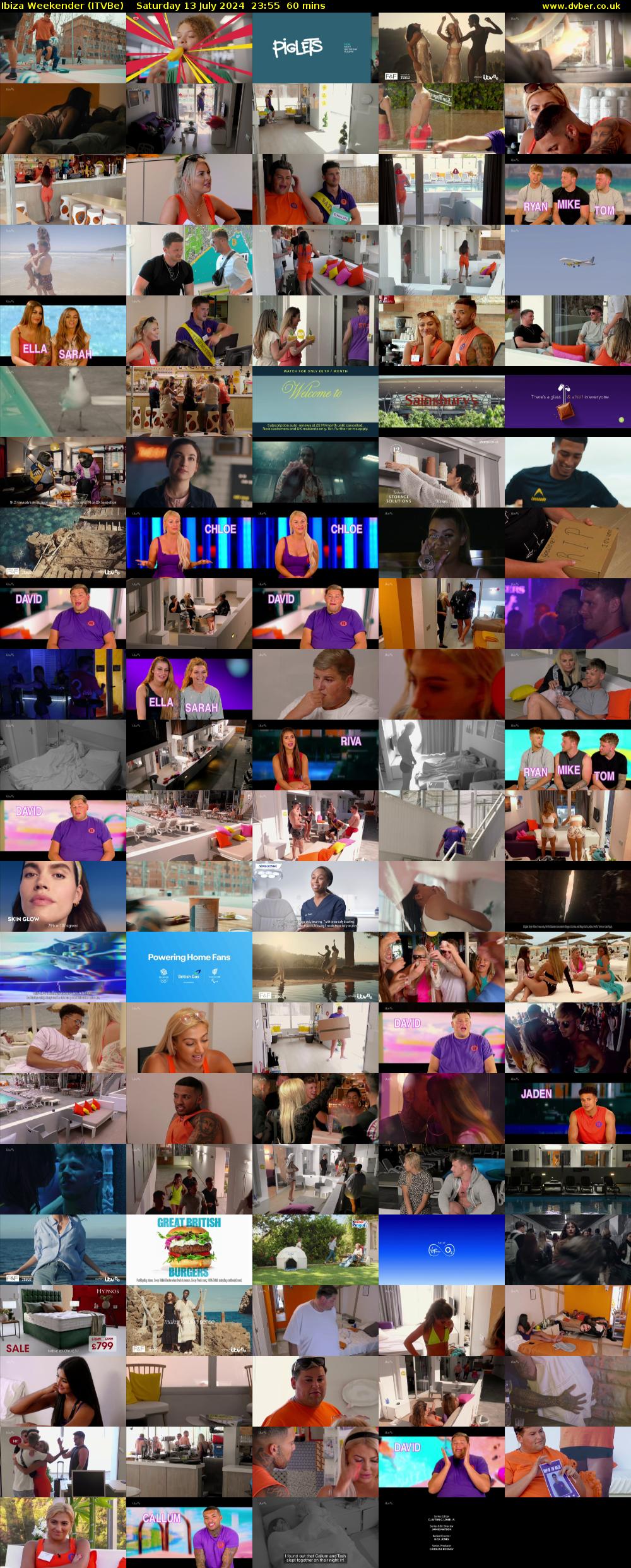 Ibiza Weekender (ITVBe) Saturday 13 July 2024 23:55 - 00:55