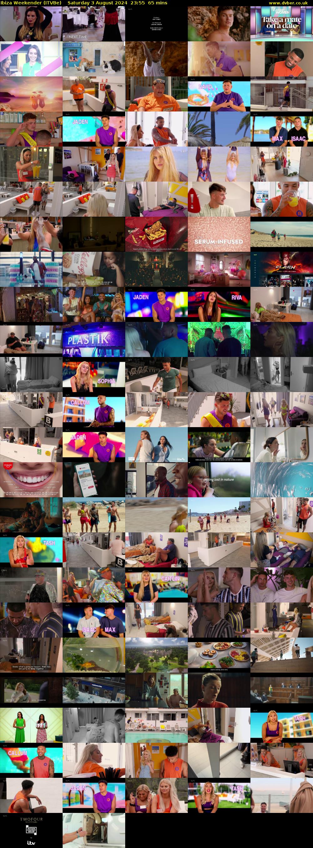 Ibiza Weekender (ITVBe) Saturday 3 August 2024 23:55 - 01:00