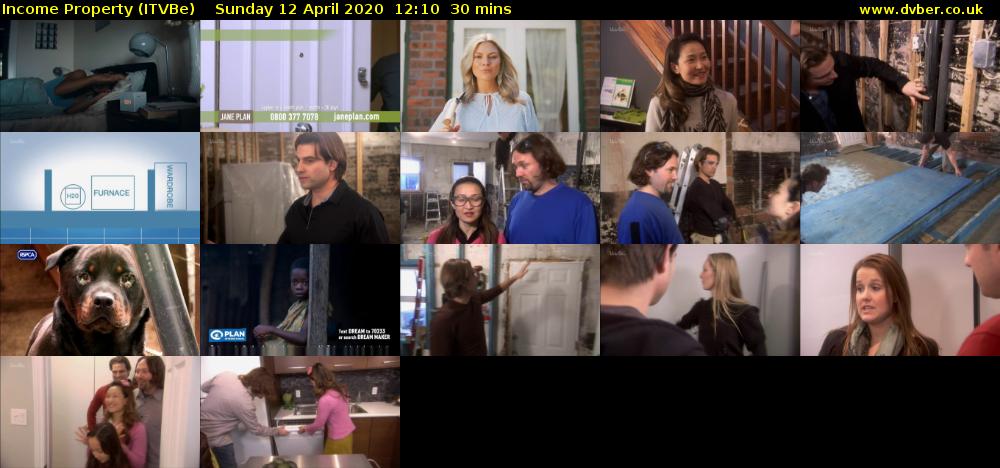 Income Property (ITVBe) Sunday 12 April 2020 12:10 - 12:40