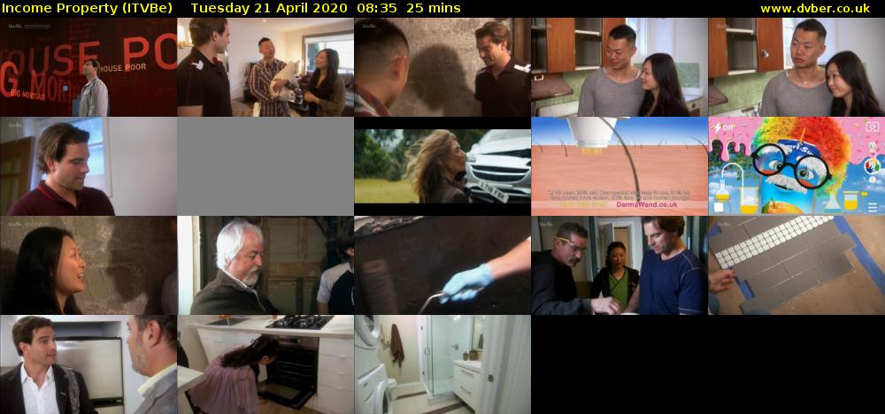 Income Property (ITVBe) Tuesday 21 April 2020 08:35 - 09:00