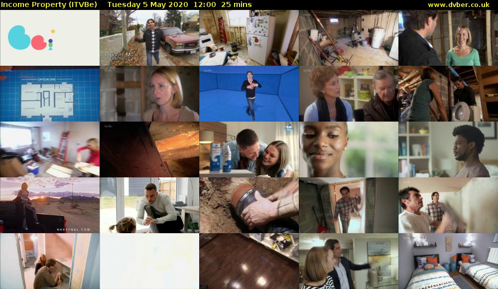 Income Property (ITVBe) Tuesday 5 May 2020 12:00 - 12:25