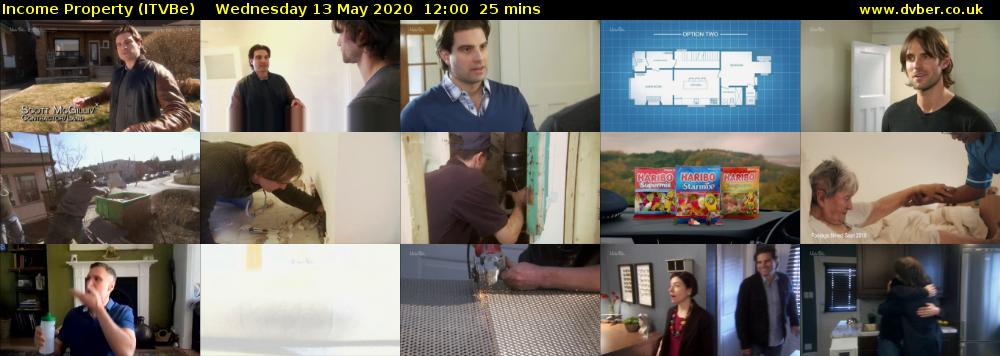 Income Property (ITVBe) Wednesday 13 May 2020 12:00 - 12:25