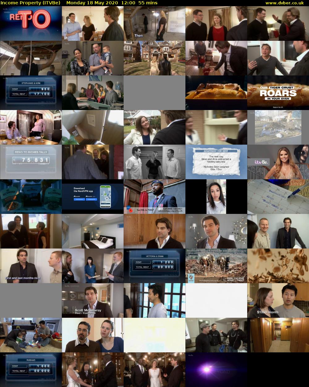 Income Property (ITVBe) Monday 18 May 2020 12:00 - 12:55